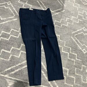 LOFT Dark Blue Curvy Pants